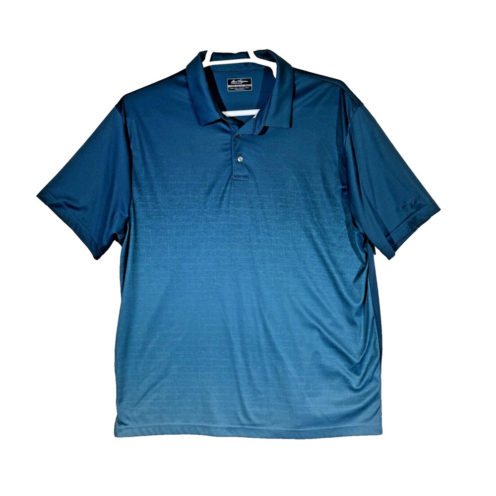 Ben Hogan Polo Shirt Men's XL Navy Blue 100% Polyester Performance Golf Collared